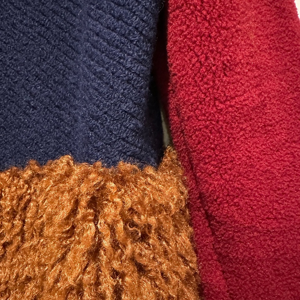 Colorblock teddybear coat - Picture 4 of 13